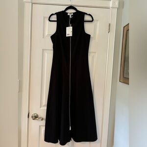 NWT-COS Cotton Midi Dress with Zipper